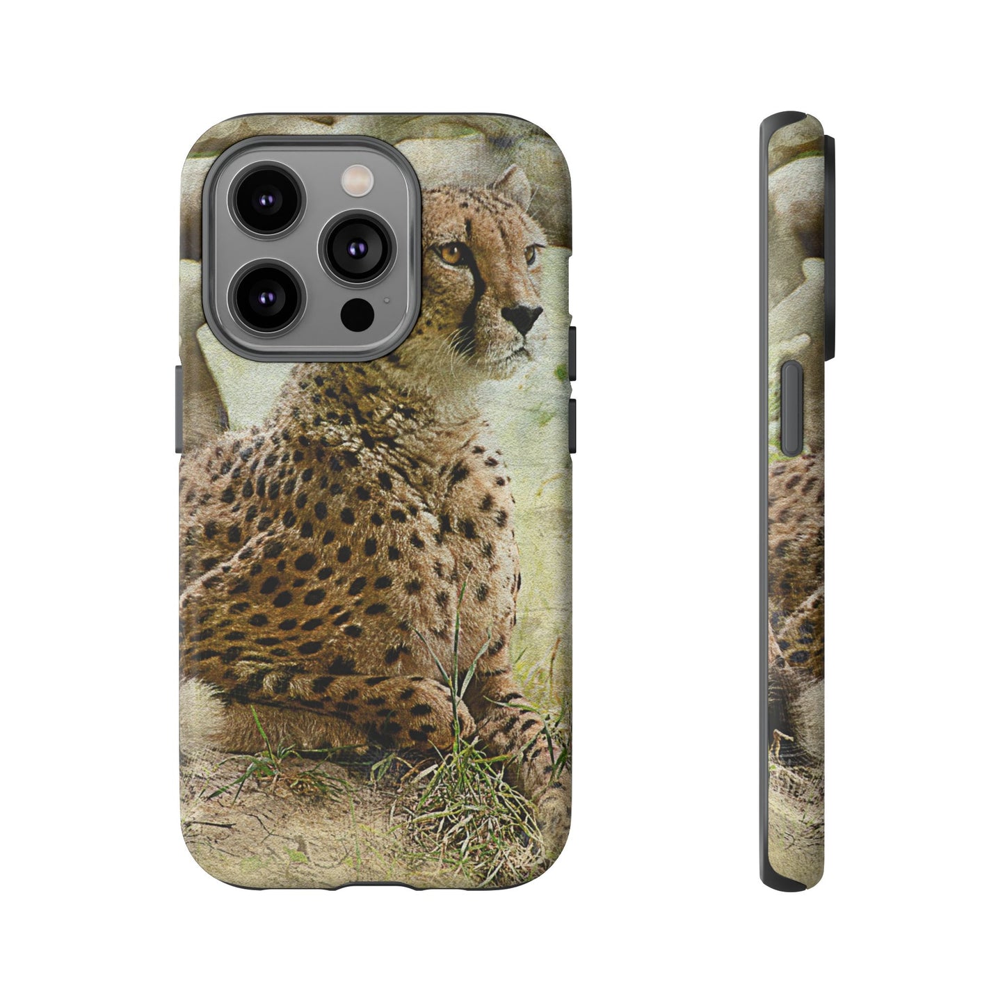 Cheetah Phone Case, Tough Cases, Animal Lover Gift, Wildlife Protection, Eco-Friendly Mobile Cover, Unique Phone Accessory