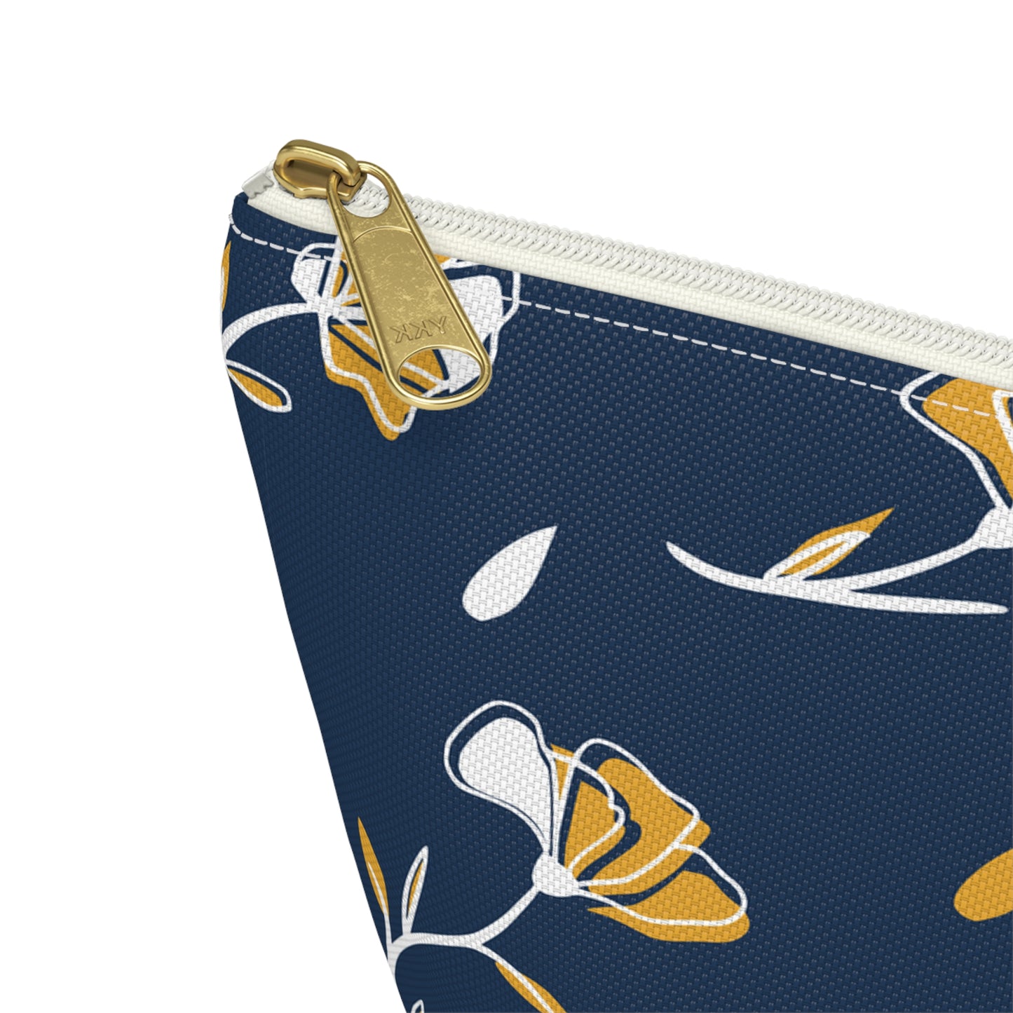 Floral Accessory Pouch - Stylish Makeup Bag, Travel Organizer, Gift for Her, Cosmetic Clutch, Everyday Use, Elegant Flower Design