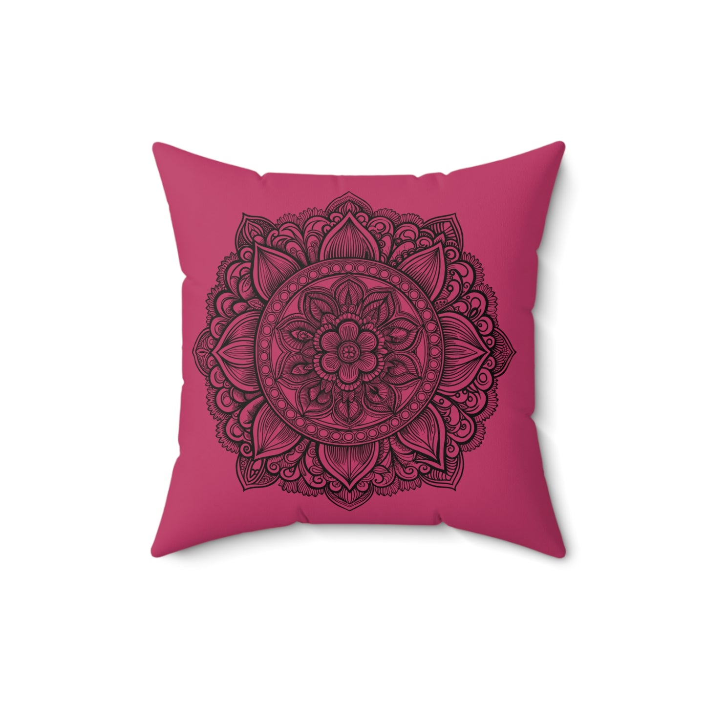 Bohemian Mandala Pillow, Decorative Throw Cushion for Relaxation, Home Decor, Gift for Her, Meditation Accessory