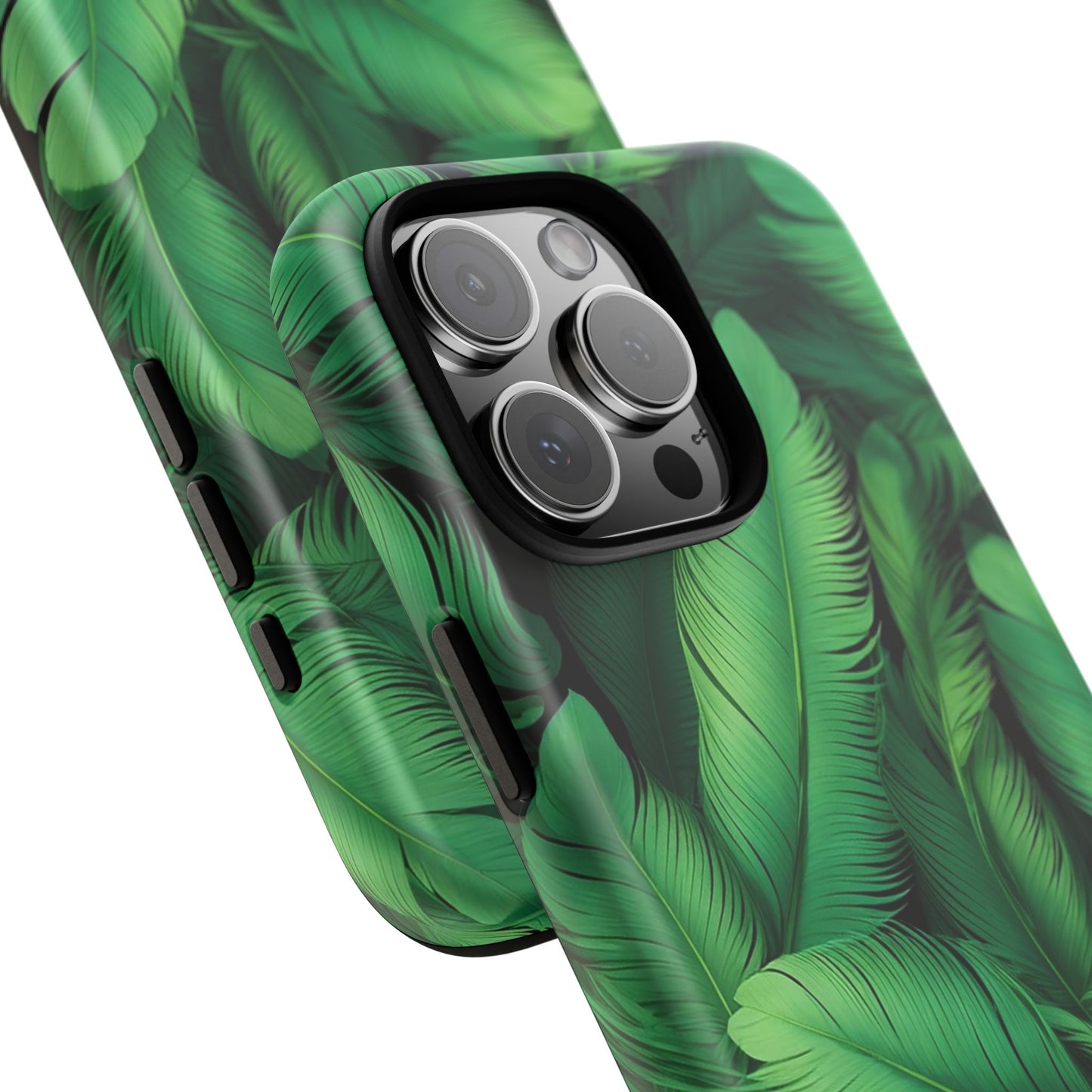 Tough Cases - Tropical Leaf Phone Case, Nature-inspired, Phone Accessory, Gift for Her, Jungle Theme, Eco-Friendly