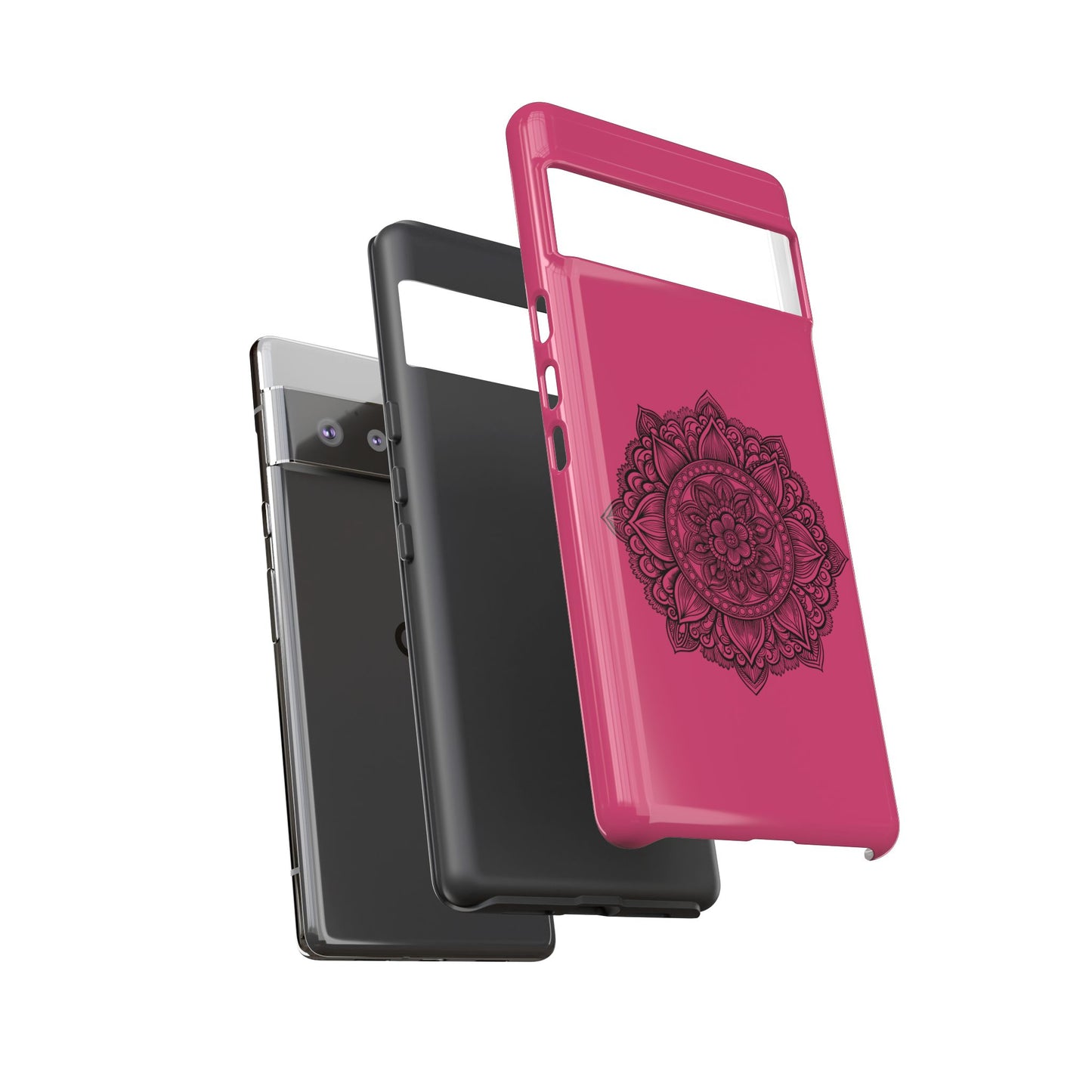Vibrant Mandala Phone Case, Artistic Protection Cover, Gift for Her, Trendy Accessories, Birthday or Holiday Present