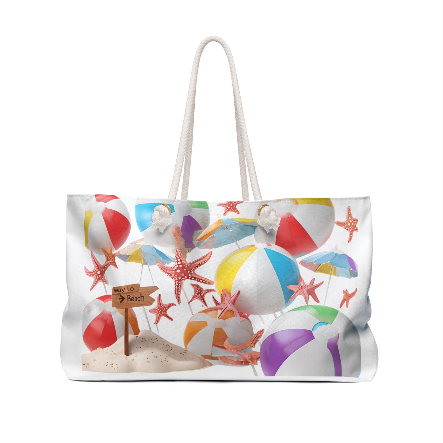 Beach-Themed Weekender Bag