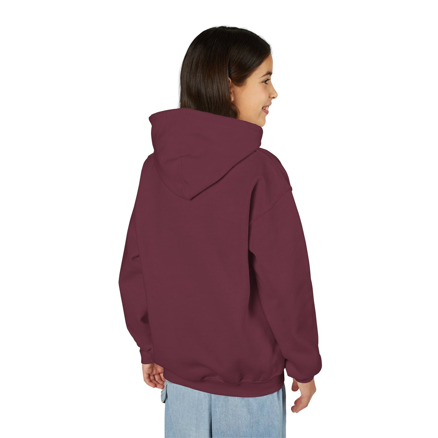 Youth Christmas Gnome Hoodie - "Merry Christmas" Holiday Kids Sweatshirt