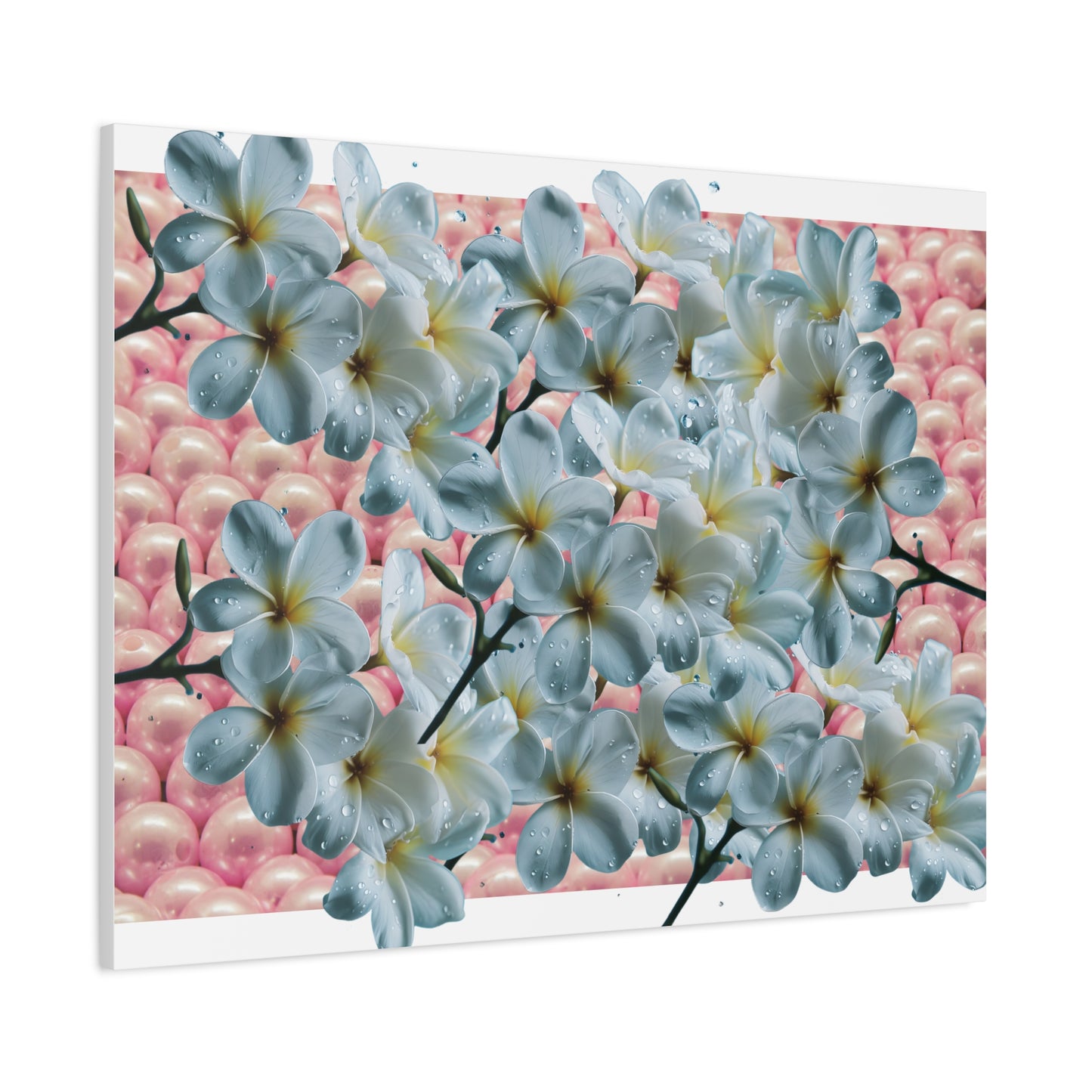 Floral Canvas Art Print - Elegant Home Decor, Botanical Wall Art, Gift for Her, Mother's Day Decoration, Vibrant Flower Artwork