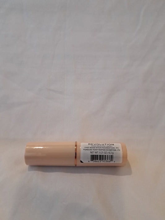 SEALED MAKEUP REVOLUTION LONDON FAST BASE STICK FOUNDATION 0.21 OZ SHADE F11