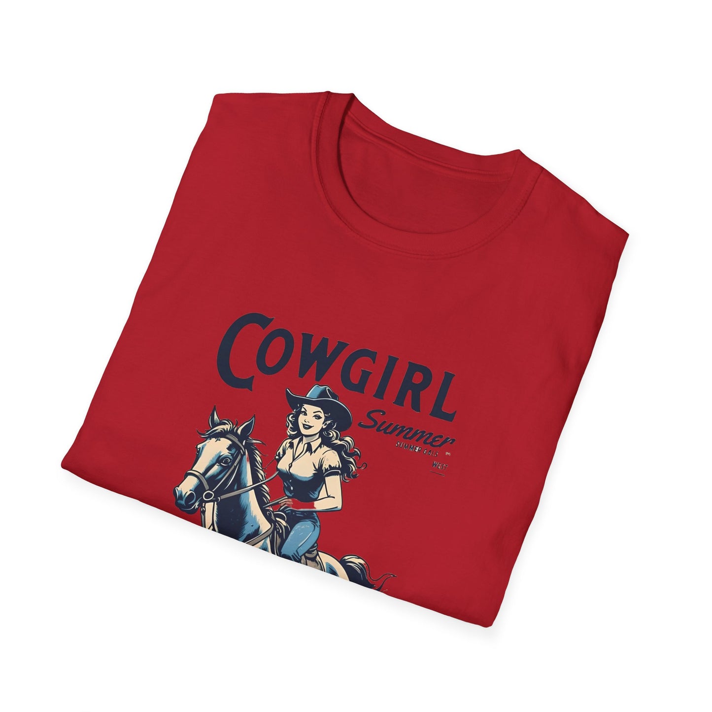 Cowgirl Summer Soft style T-Shirt for Horse Lovers