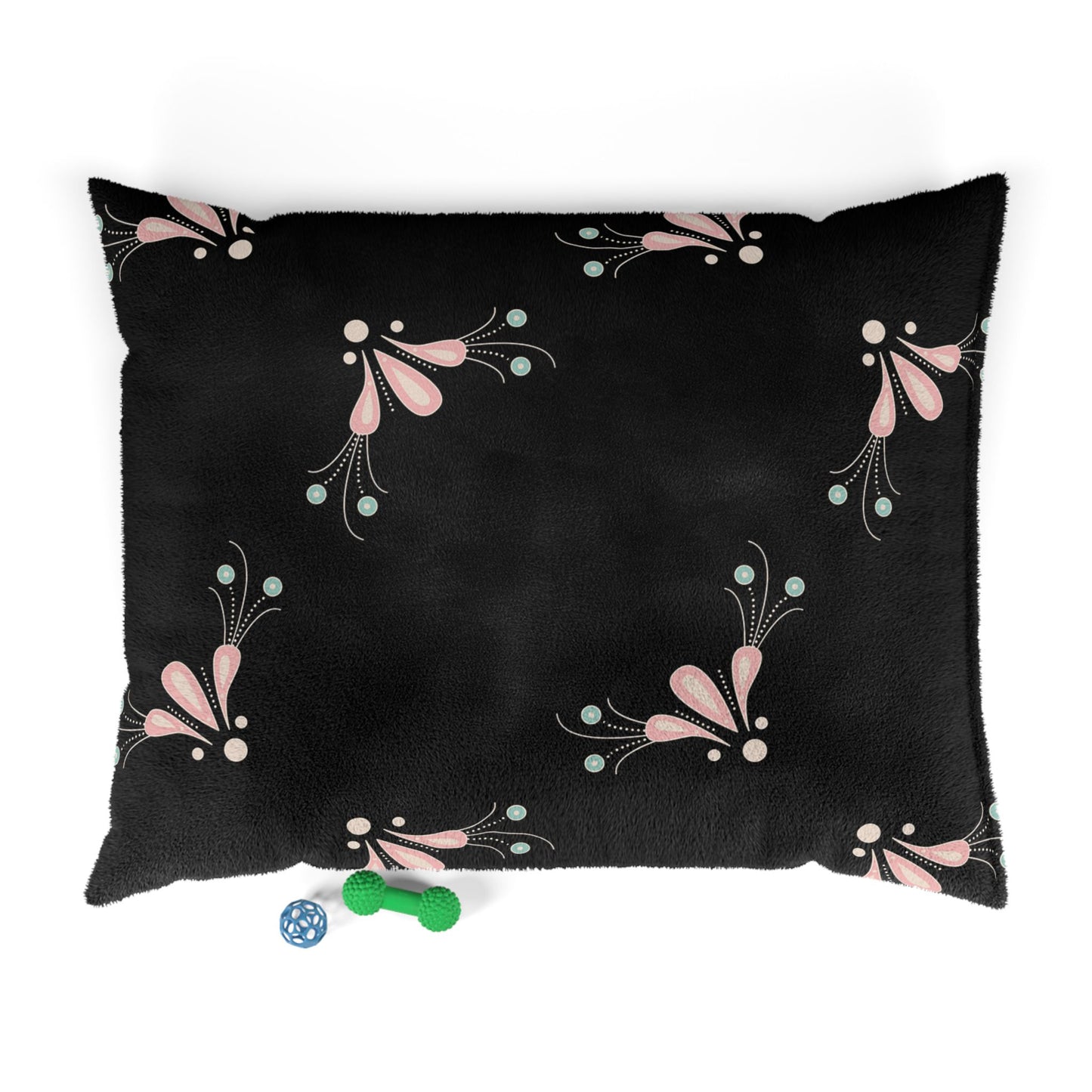 Floral Pet Bed, Cozy Dog Bed, Cat Bed for Relaxation, Stylish Pet Accessory, Comfortable Pet Sleeping Place