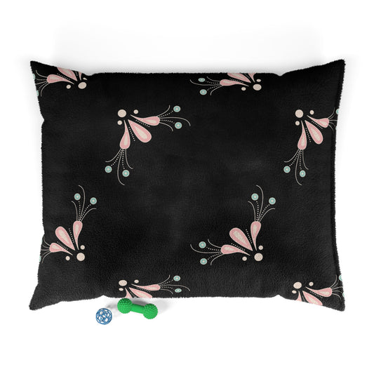 Floral Pet Bed, Cozy Dog Bed, Cat Bed for Relaxation, Stylish Pet Accessory, Comfortable Pet Sleeping Place