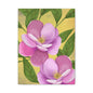 Matte Canvas, Stretched, 1.25" Tulips Pink and Purple Flowers