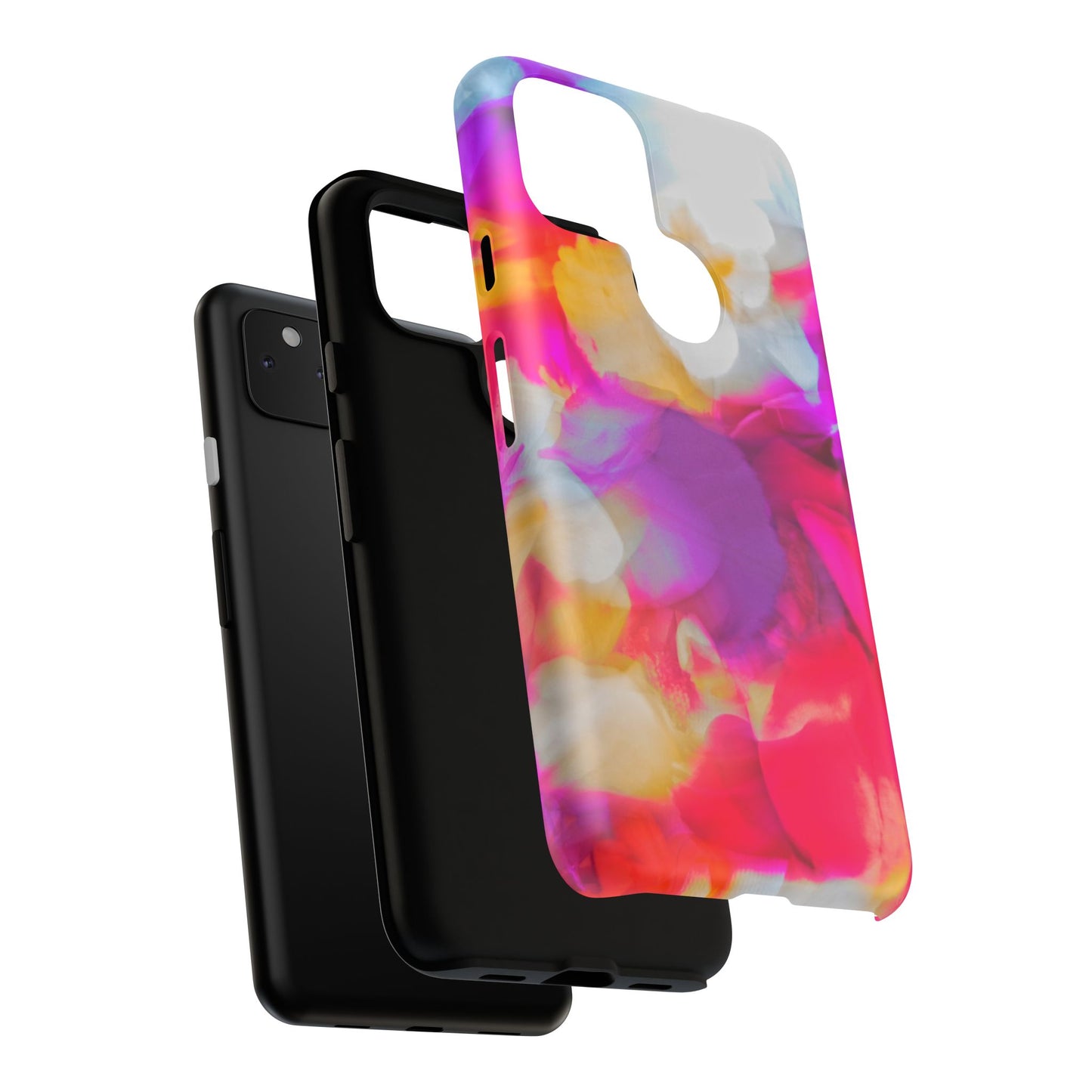 Floral Phone Case: Stylish Art for Your Device, Tough Cases, Gift for Her, Flower Print, Trendy Accessories, Phone Protection