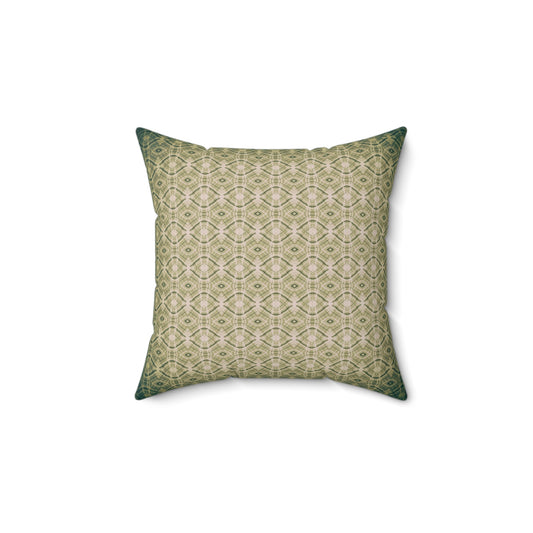 Geometric Patterned Square Pillow, Cozy Home Decor, Accent Cushion for Living Room, Boho Chic Gift for All Occasions, Decorative Pillow