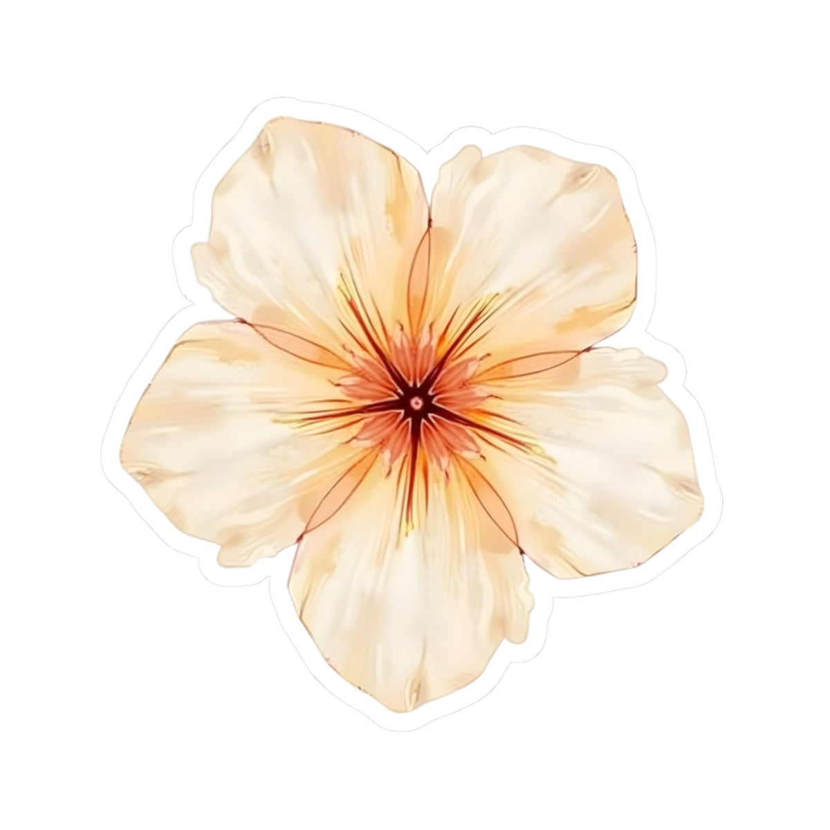 Floral Kiss-Cut Stickers, Decorative Laptop Decals, Flower Design [...]