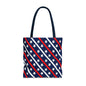 Patriotic Tote Bag, USA Flag Inspired, Star Patterned Purse, Summer BBQ, Independence Day, Memorial Day, Everyday Use