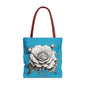 Elegant Floral Tote Bag with Roses, Chic Reusable Grocery Bag, Perfect Gift for Her, Stylish Handbag, Everyday Essentials