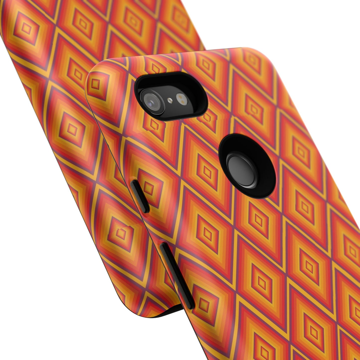 Geometric Phone Case, Tough Cases for Protection, Stylish Smartphone Cover, Vibrant Patterned Phone Accessory, Unique Gift Idea, [...]