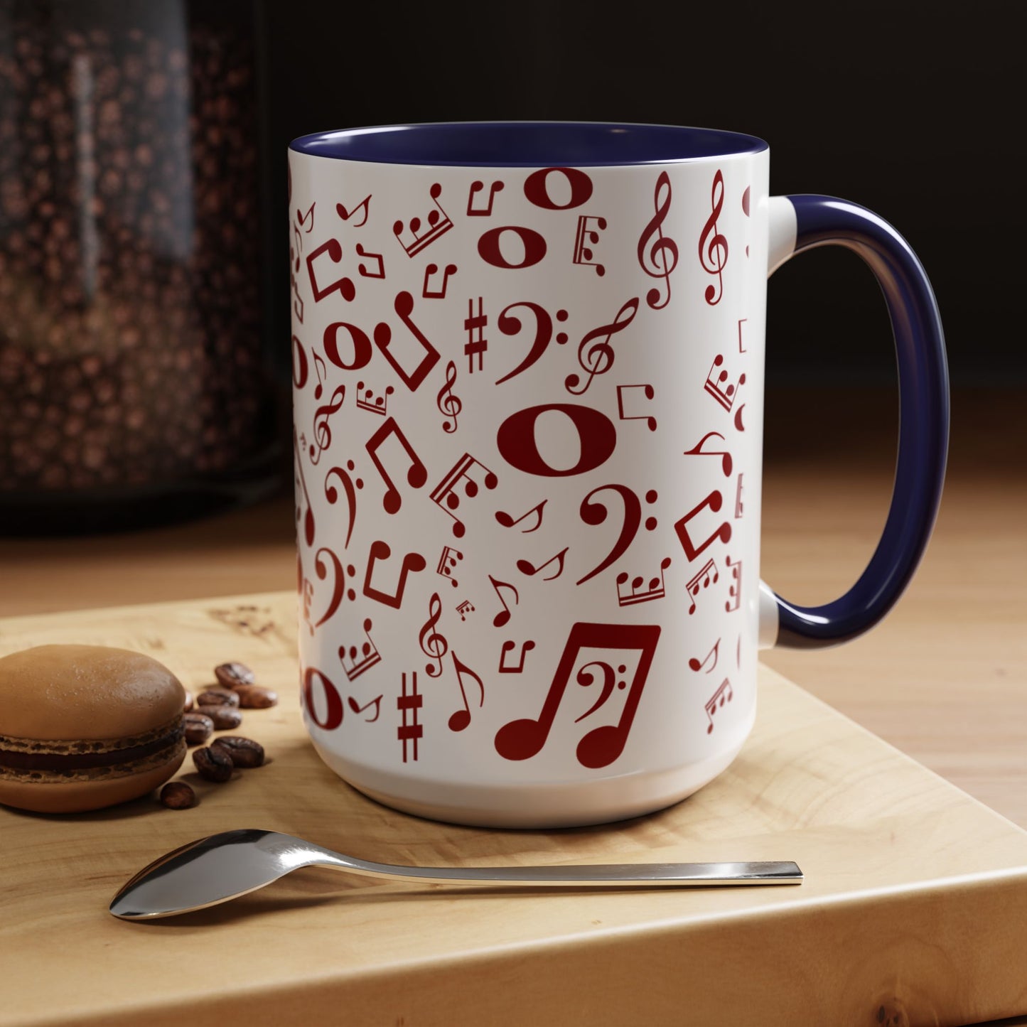 Musical Accent Mug - Perfect for Music Lovers, Gifts for Musicians, Coffee Lover's Essential, Singing Inspiration, Music-Themed [...]