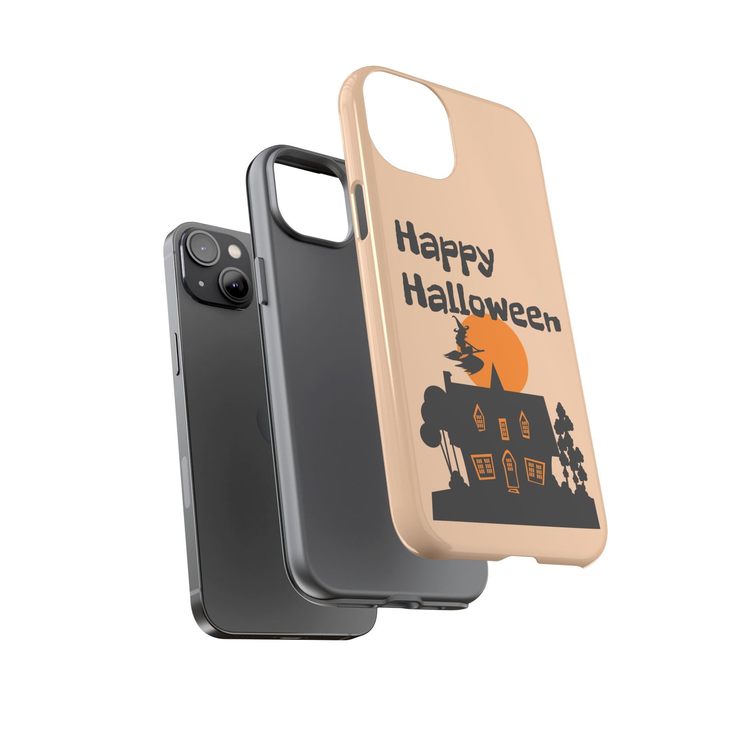 Halloween Phone Case, Spooky Mobile Cover, Tough Case for Phone, Witch Design, Fall Decor, Unique Gift for Halloween