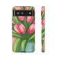 Floral Phone Case with Vibrant Tulips - Tough Cases for Garden Lovers, Spring Gifts, Nature Enthusiasts, Unique Gadget Accessories, [...]