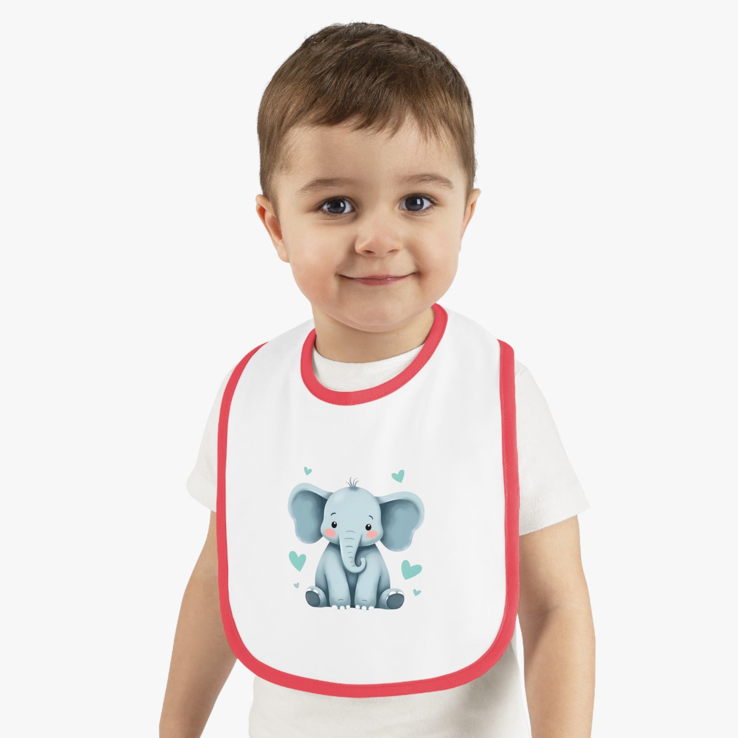 Cute Elephant Baby Bib - Adorable Infant Feeding Accessory, Perfect Baby Shower Gift, Toddler Bib, Newborn Essential, Eco-Friendly Babywear