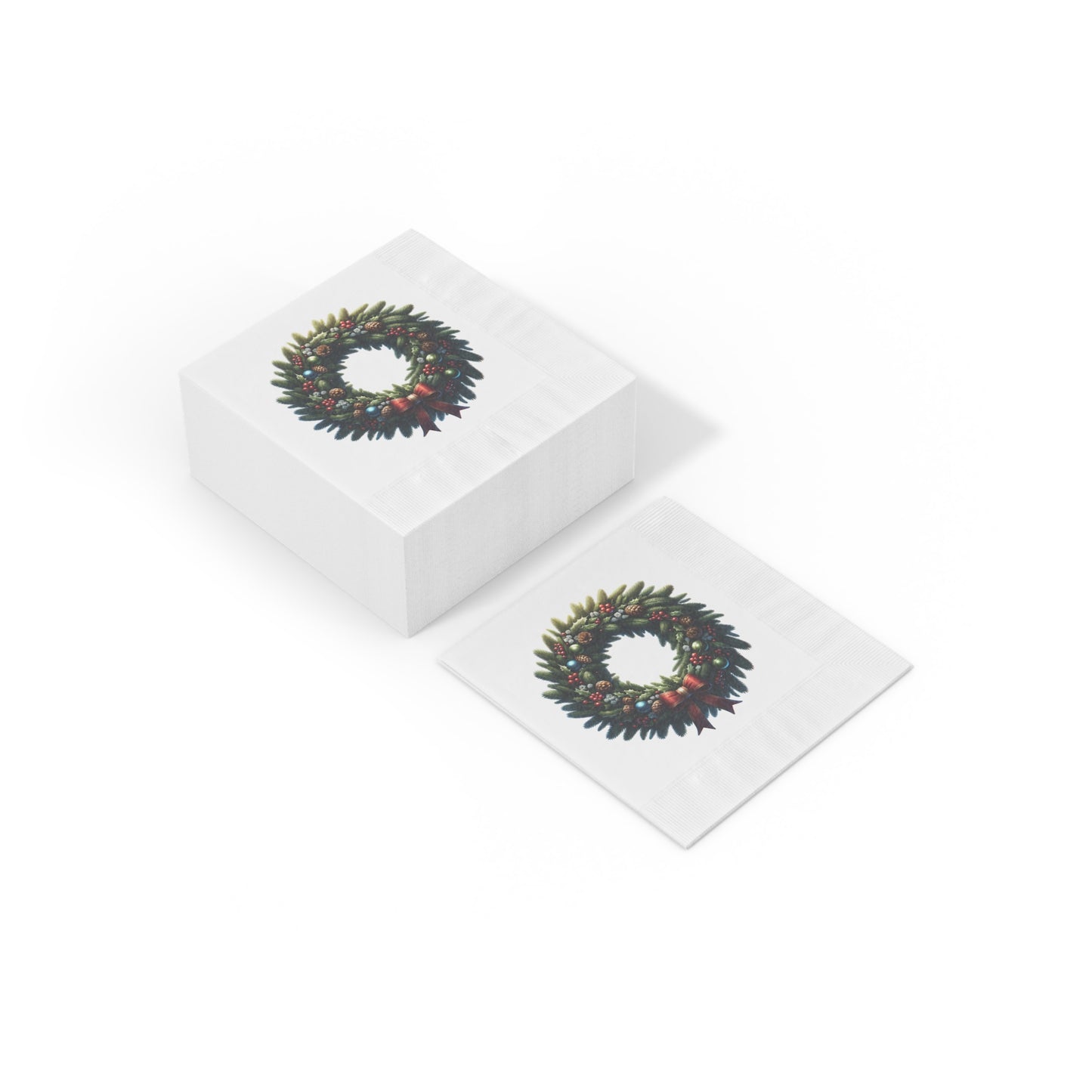 White Coined Napkins