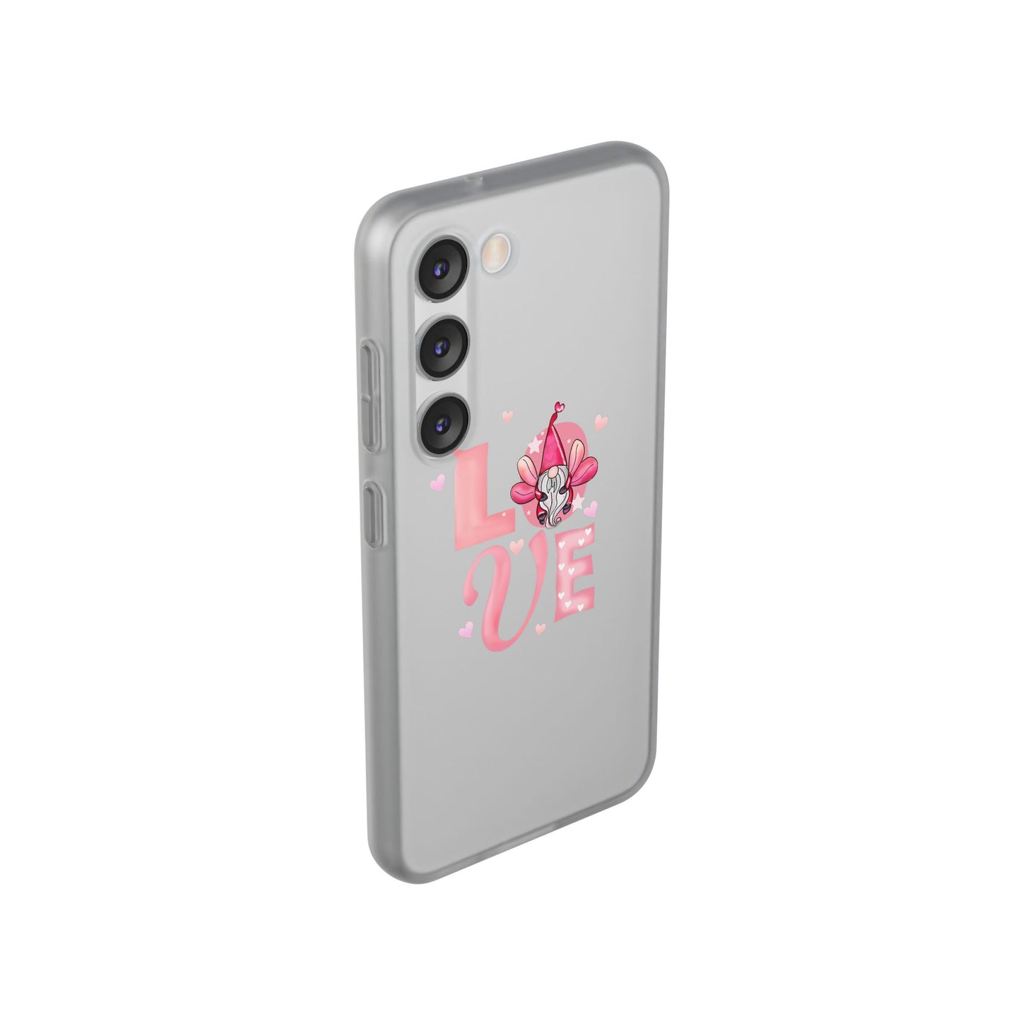 Love Gnome Phone Case — Cute Pink Valentine Flexi Case