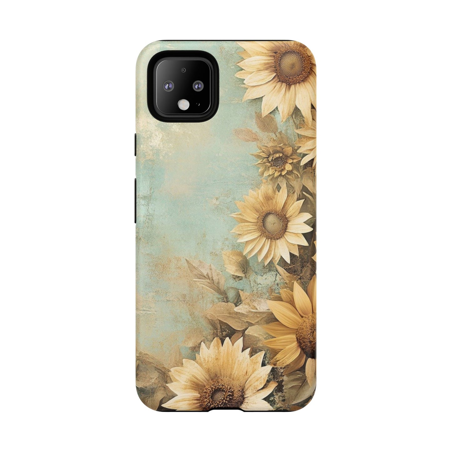 Sunflower Phone Case, Tough Shell Floral Cover, Nature Inspired Gift, Durable Protective Case, Perfect for Spring and Summer