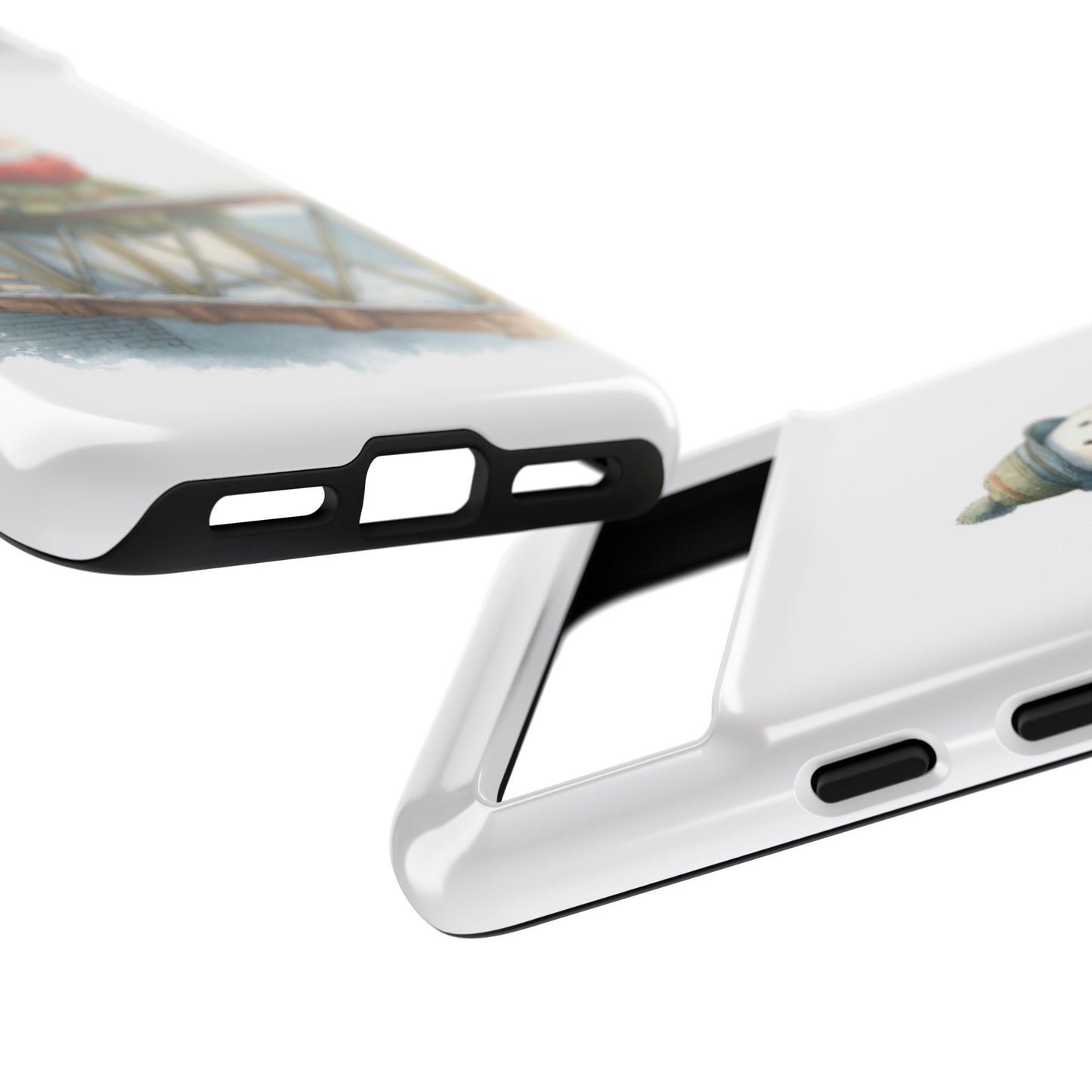 Snowman Phone Case – Winter Holiday Gift, Cute Snowman Design, Winter Accessories, Protective Phone Case, Unique Christmas Present