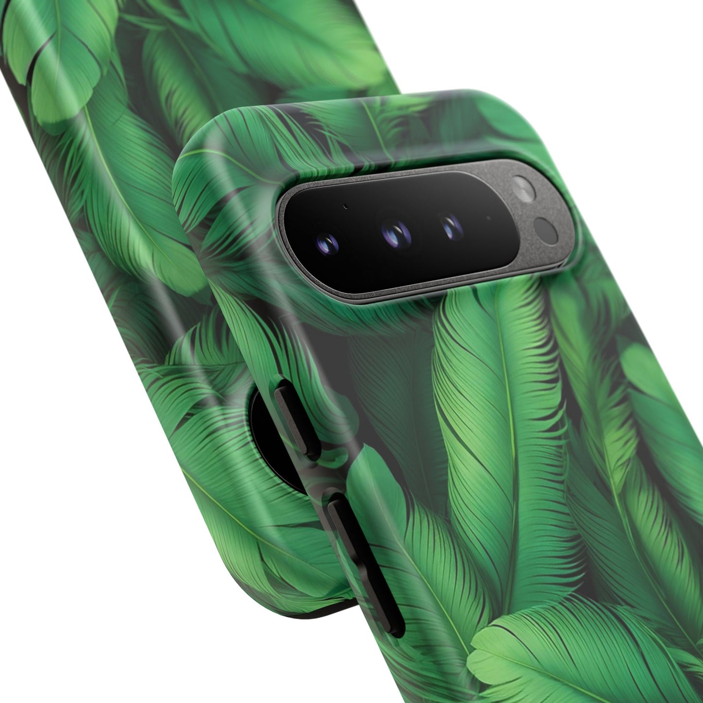 Tough Cases - Tropical Leaf Phone Case, Nature-inspired, Phone Accessory, Gift for Her, Jungle Theme, Eco-Friendly