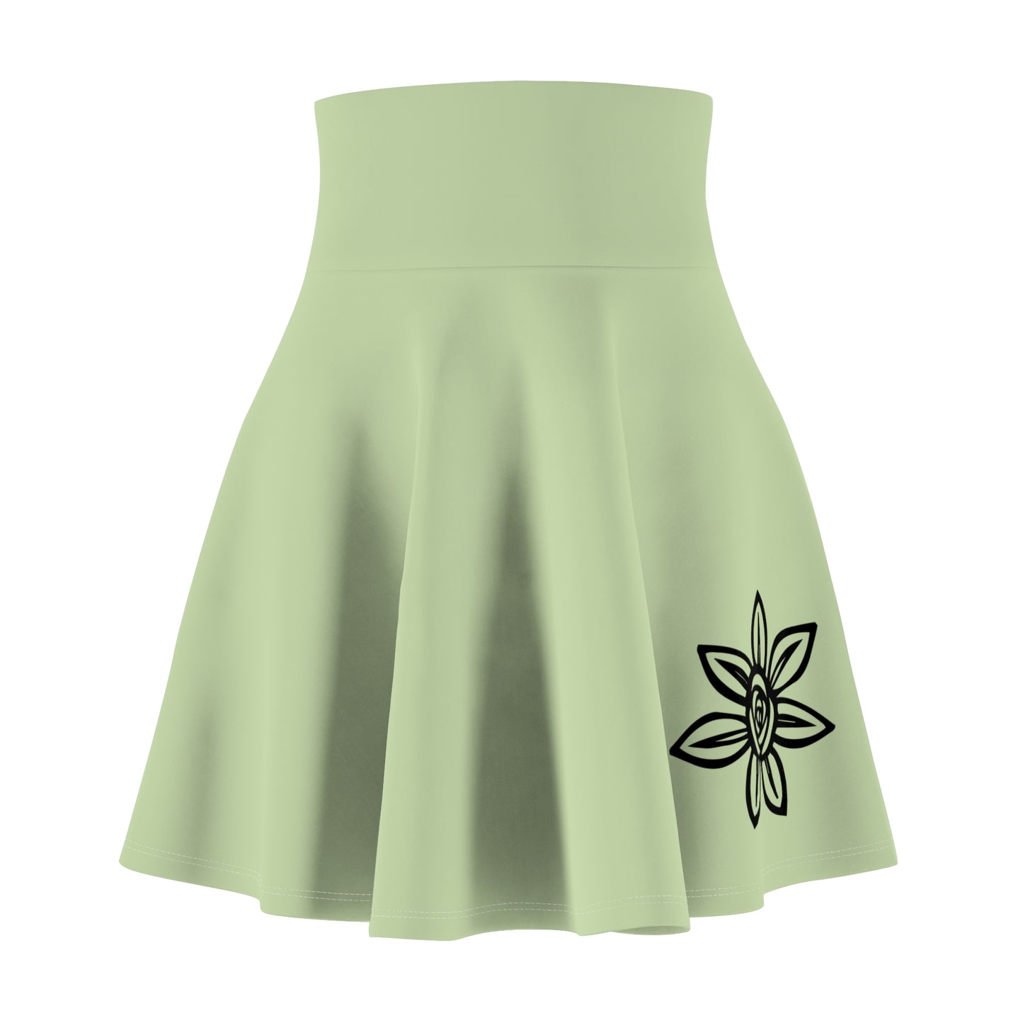 Chic Floral Women's Skater Skirt, Casual Spring Fashion, Cute Outfit, Summer Wardrobe Essential, Perfect for Festivals