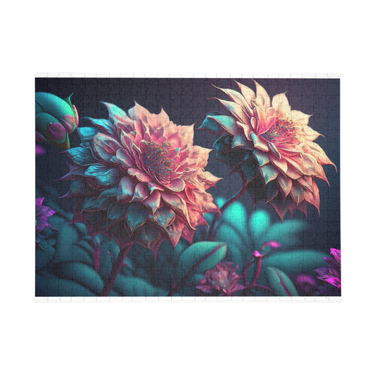 Floral Art Jigsaw Puzzle - 96 to 1000 Pieces, Home Decor, Family Fun, Gift for Puzzle Lovers, Flower Artwork, Relaxation Activity