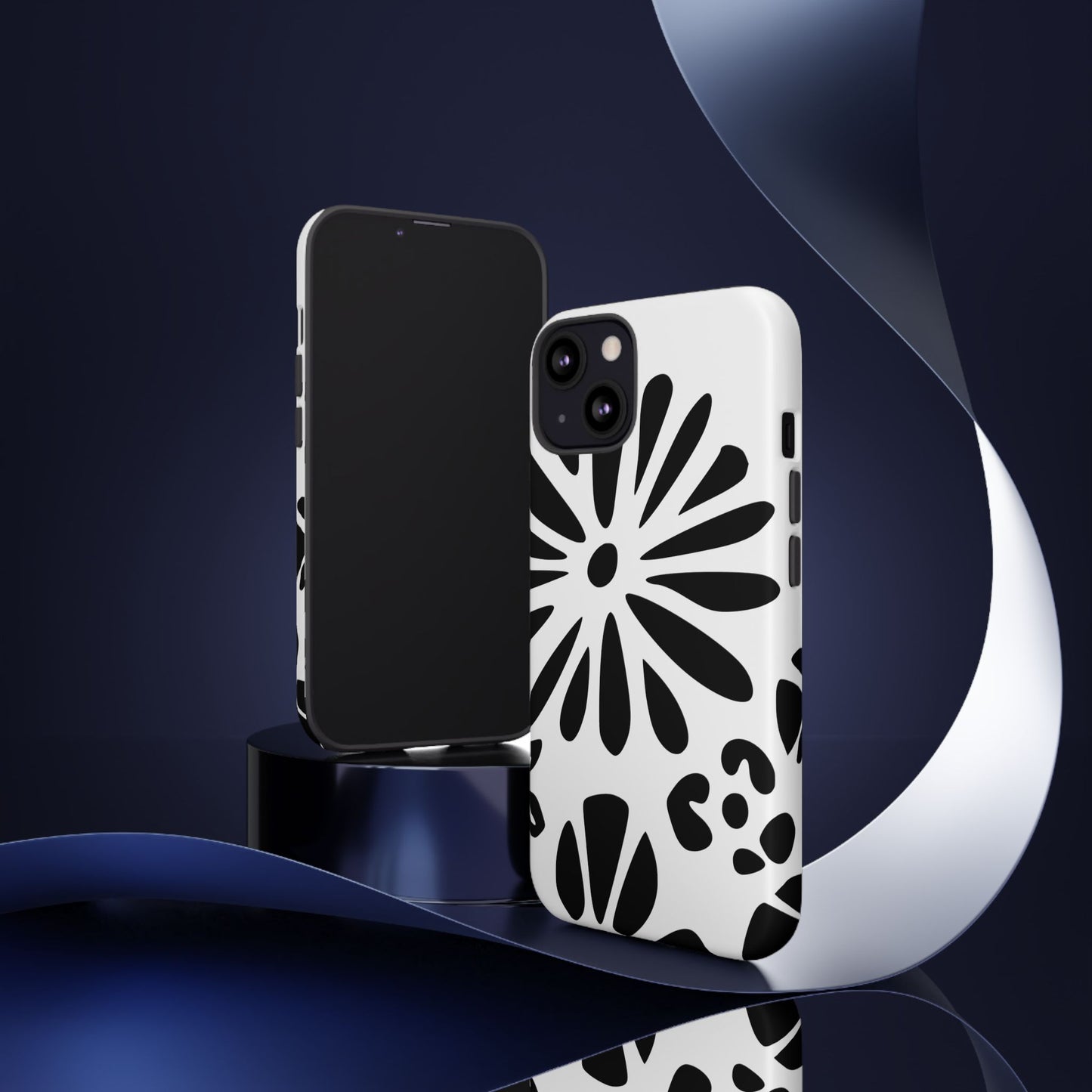 Stylish Phone Case with Floral Design, Tough Phone Cover for Her, Trendy Black and White Cell Phone Case, Unique Gift for Birthdays [...]