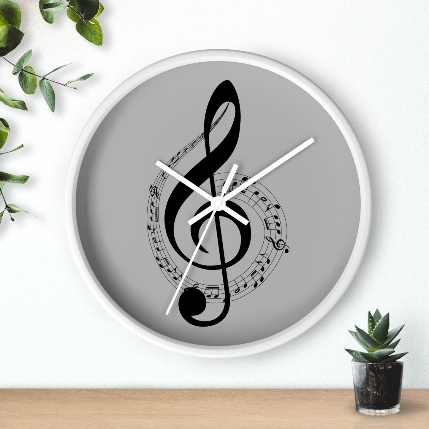 Musical Notes Wall Clock - Perfect for Music Lovers, Home Decor