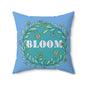 Blooming Floral Decorative Pillow, Spring Home Decor, Gift for Garden Lovers, Cozy Couch Accent, Bloom Art Pillow, Nature Inspired Cushion