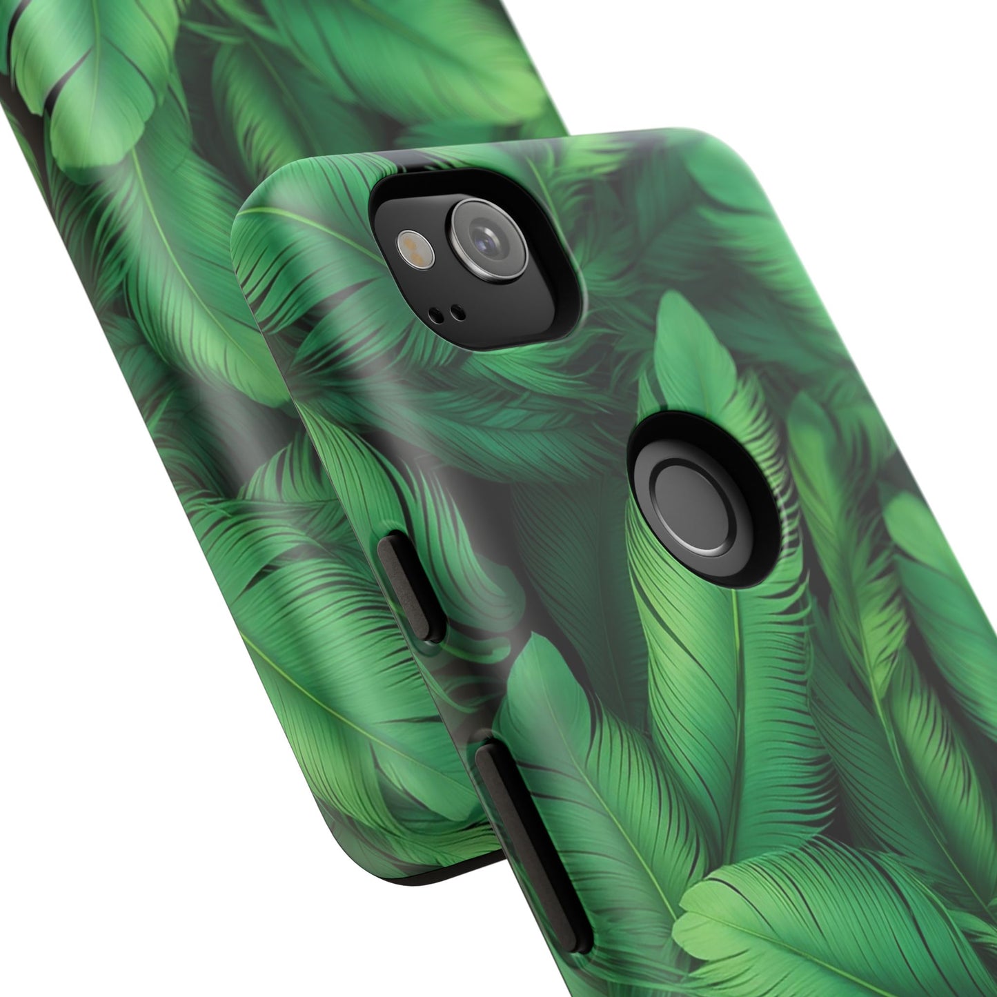 Tough Cases - Tropical Leaf Phone Case, Nature-inspired, Phone Accessory, Gift for Her, Jungle Theme, Eco-Friendly