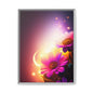 Framed Floral Canvas Art — Pink Daisies Sunset Wall Print