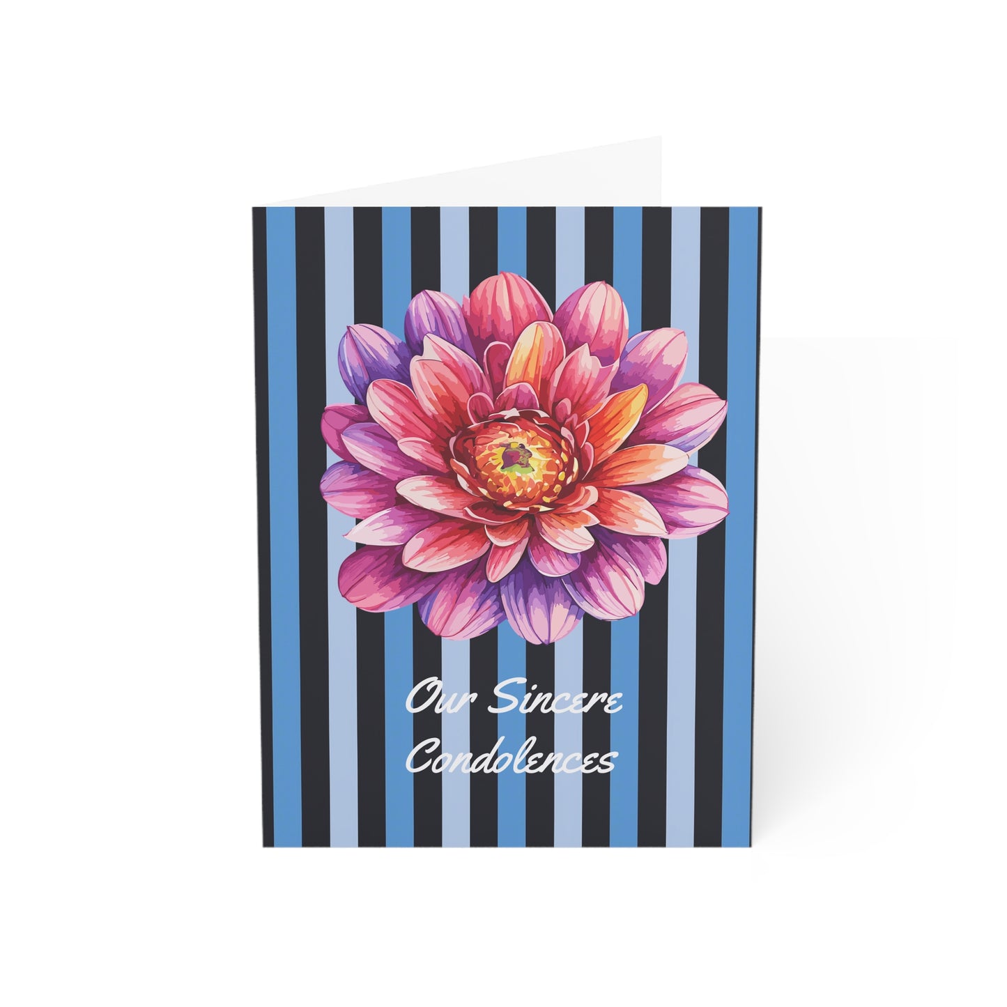Elegant Floral Sympathy Cards Set - Perfect for Birthdays, Anniversaries, Thank You Notes, 1, 10, 30, 50pcs