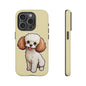 Cute Dog Phone Case, Pet Lover Gift, Custom Phone Cover, Cartoon Dog Case, Durable Phone Accessory