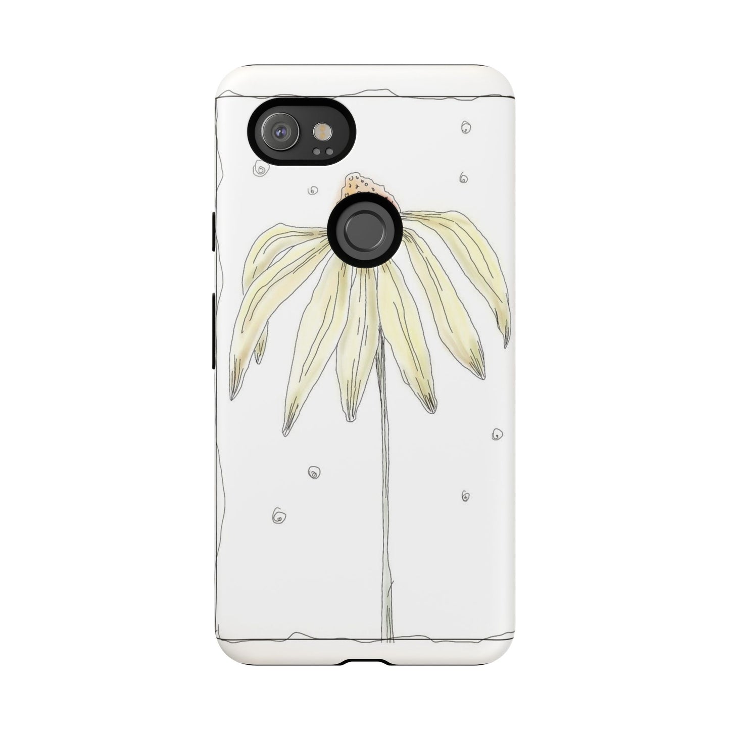 Flower Phone Case with Delicate Design, Tough Phone Cover, Nature Lover Gift, Floral Tech Accessory, Stylish Phone Protection