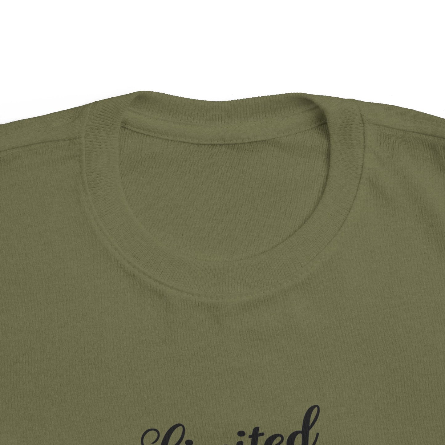 Limited Edition Toddler Tee, Cute Kids Shirt, Children's Fashion, Baby Gift, Toddler Apparel, Playful Clothing, Special Occasion Wear