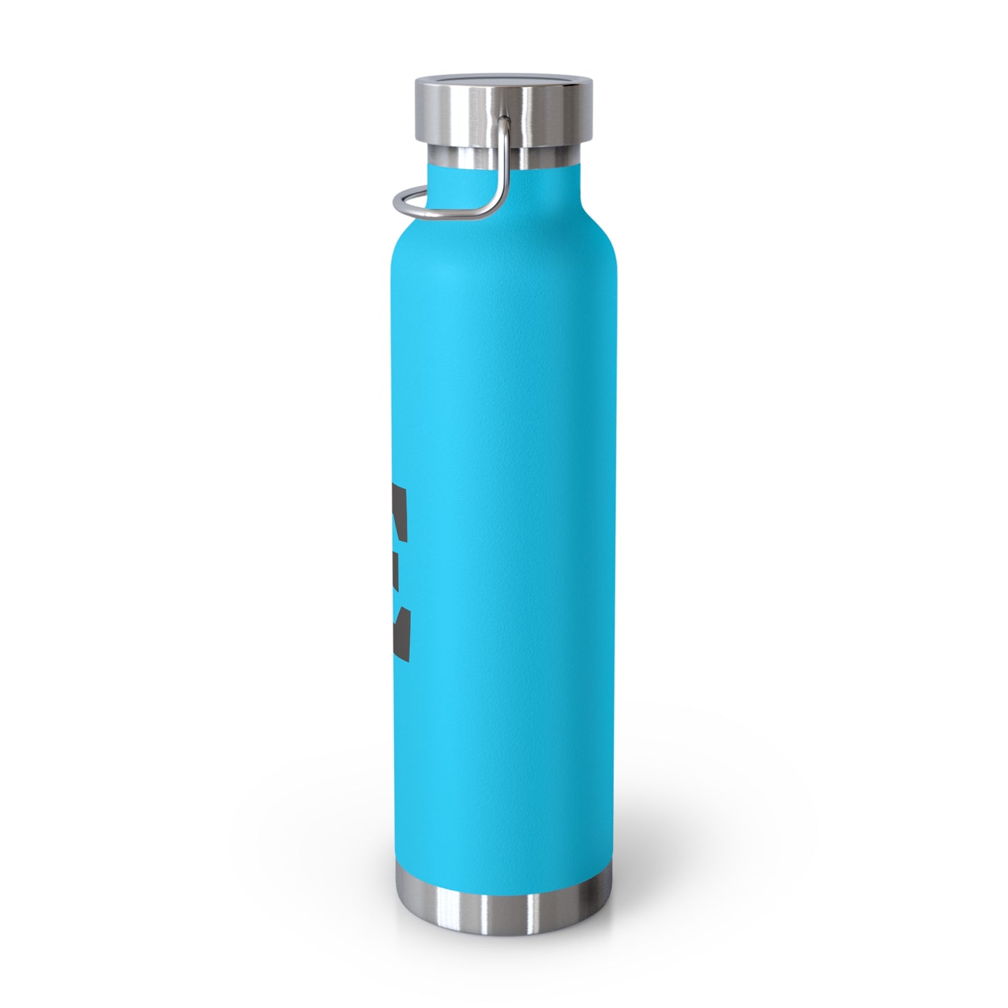 Personalized Copper Insulated Water Bottle, 22oz - "E" Custom Monogram, Travel Mug, Fitness Bottle, Hydration Gift, Eco-Friendly