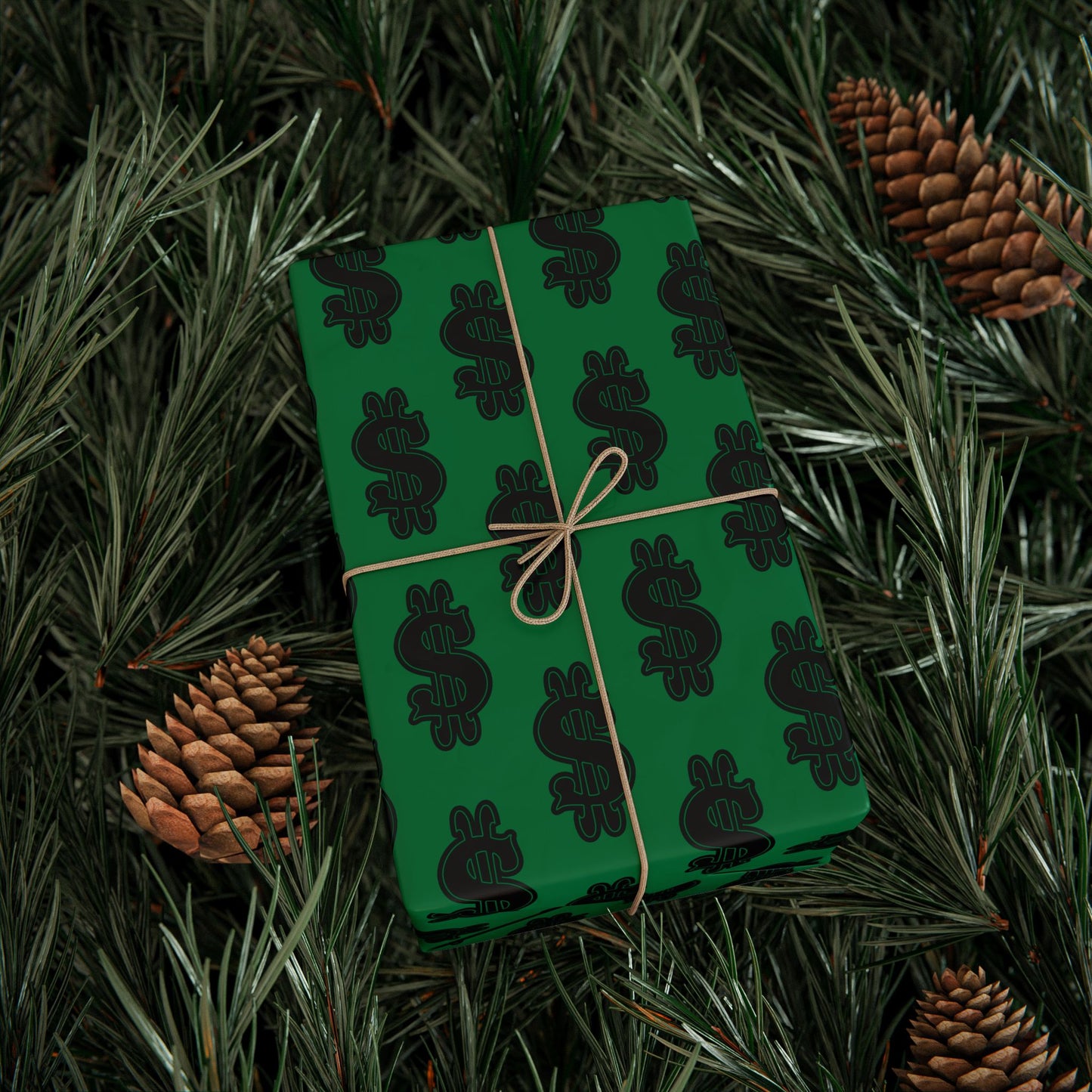 Money-Themed Wrapping Paper, Fun Gift Wrap for Birthdays, Holidays, Eco-Friendly Gift Packaging, Unique Patterned Gift Wrap