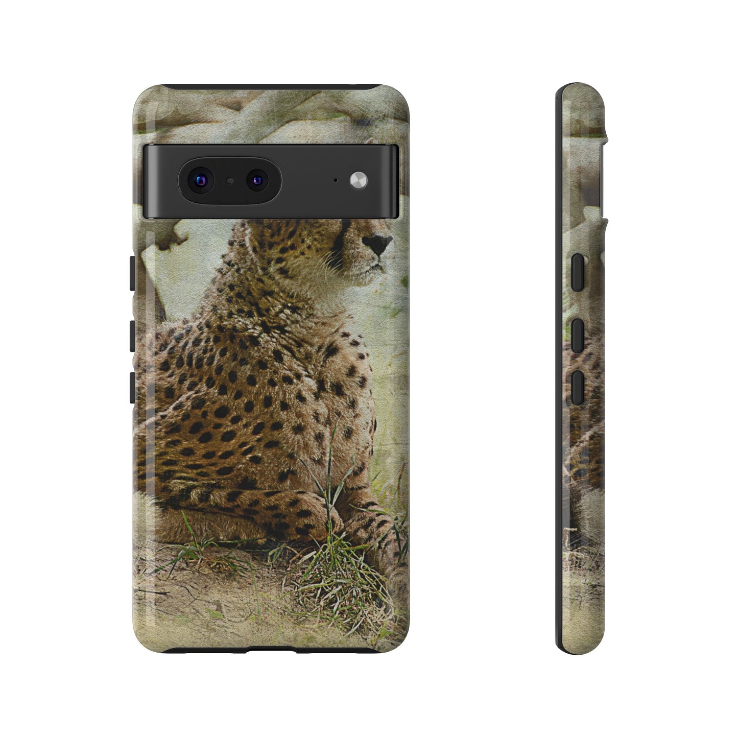 Cheetah Phone Case, Tough Cases, Animal Lover Gift, Wildlife Protection, Eco-Friendly Mobile Cover, Unique Phone Accessory