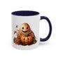 Whimsical Halloween Coffee Mug | Pumpkin-Inspired Drinkware, Cute Fall Decor, Gift for Pumpkin Lovers, Cozy Autumn Vibe