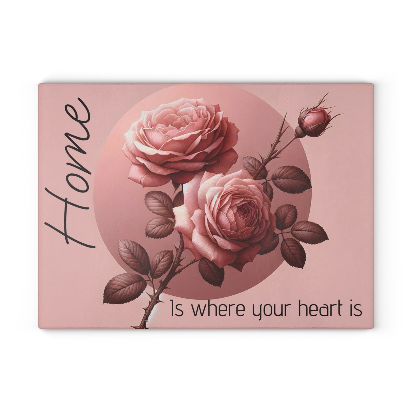 Elegant Floral Glass Cutting Board - Perfect for Home Decor, Kitchen Gifts, Housewarming, Weddings, and Family Gatherings