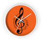 Musical Note Wall Clock | Perfect for Music Lovers, Home Decor, Gifts