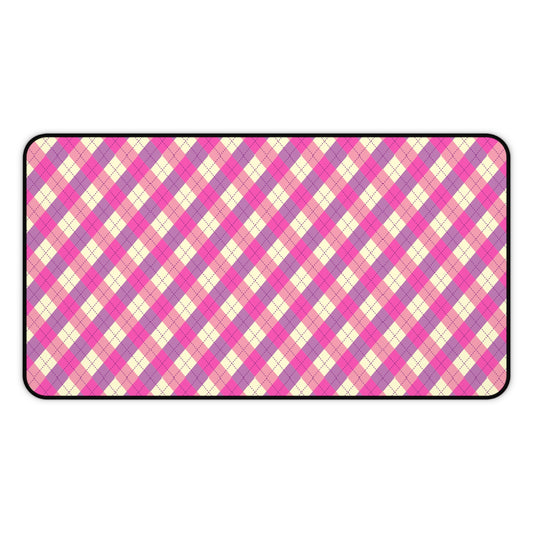 Chic Pink Plaid Desk Mat | Stylish Office Decor, Gaming Mouse Pad, Gift for Students, Home Office Essentials, Desk Accessories, Work [...]