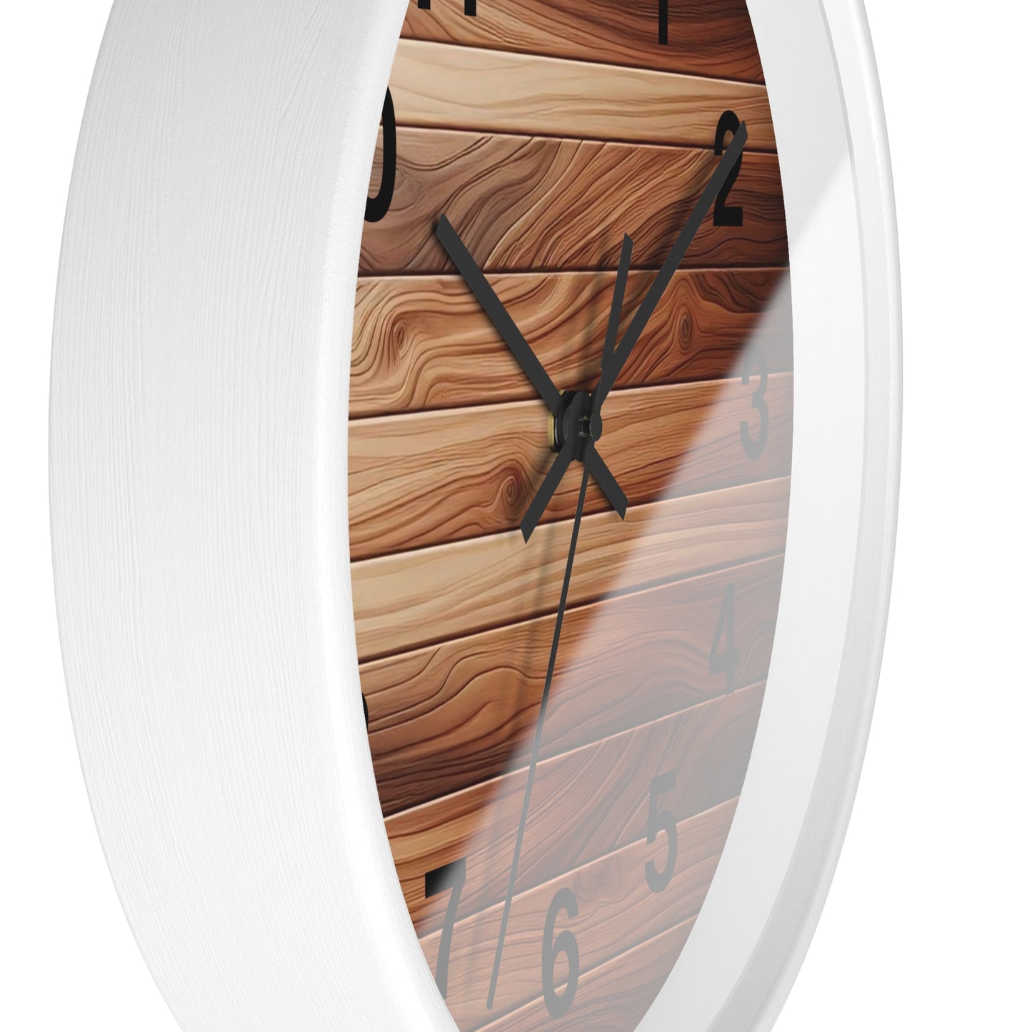 Rustic Wood Wall Clock - Natural Timber Home Decor, Gift for Housewarming, Wedding, Decorative Timepiece, Boho Style, Unique Design
