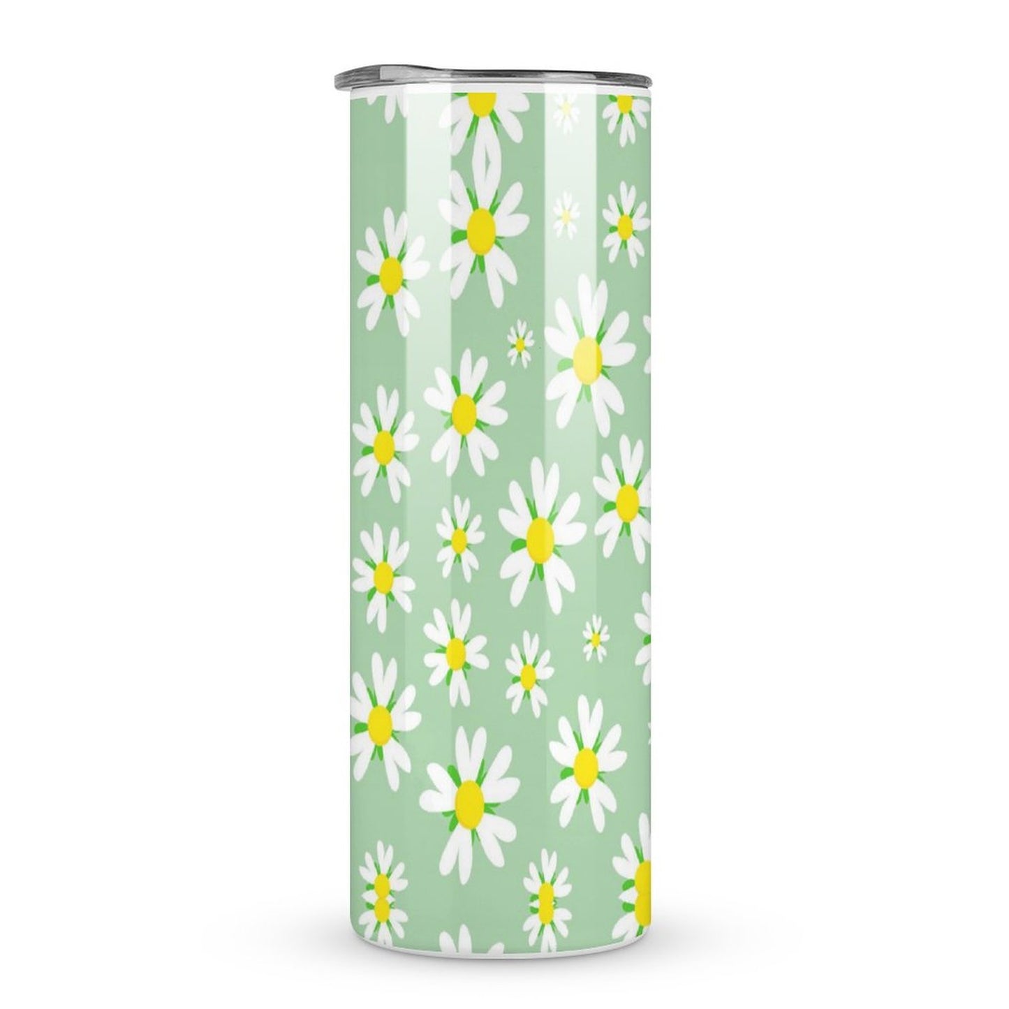 20oz Skinny Stainless Steel Straight Cup-With Lid