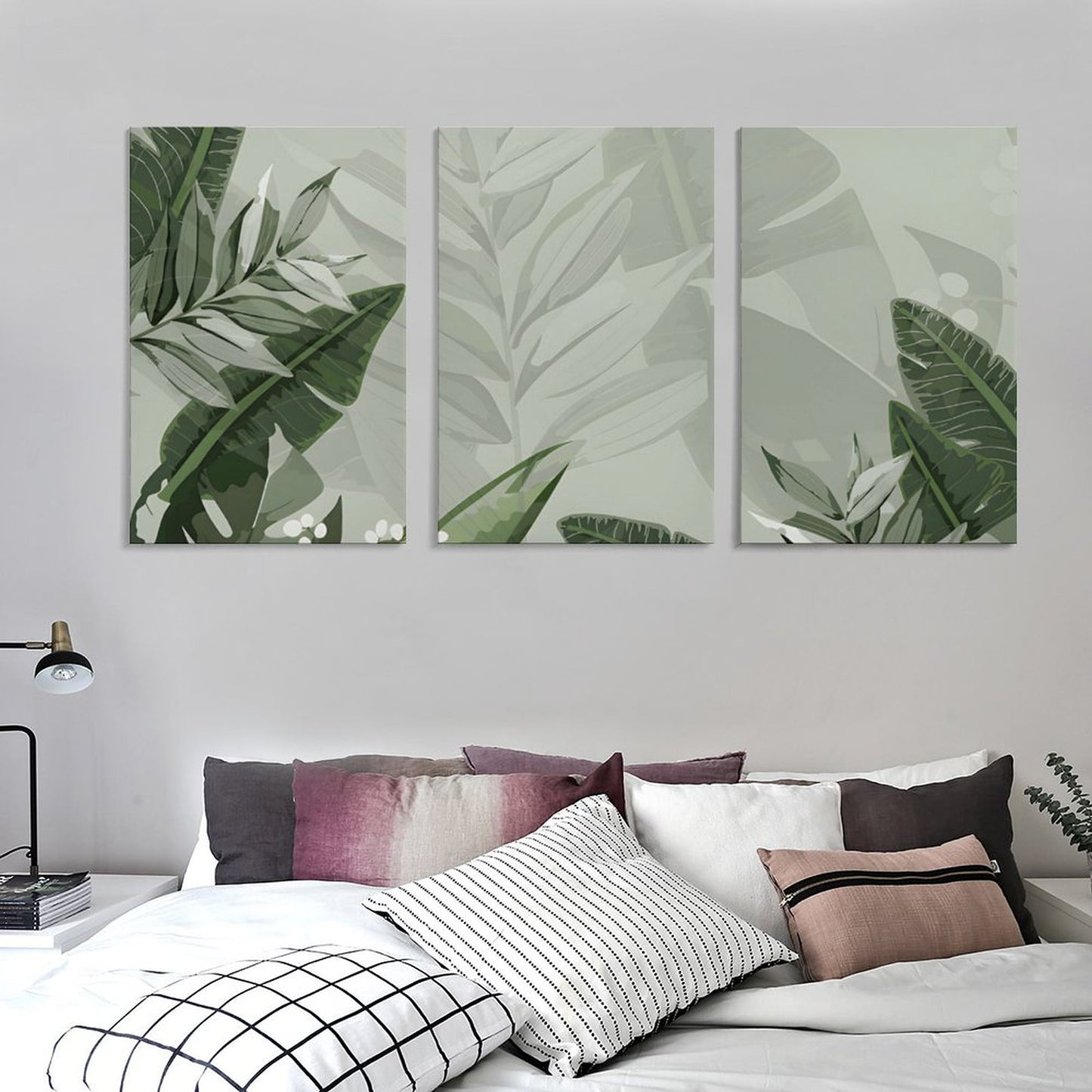 Vertical Framed Wall Art Palms