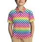 133gsm Kids' Button-Down Polo Shirt